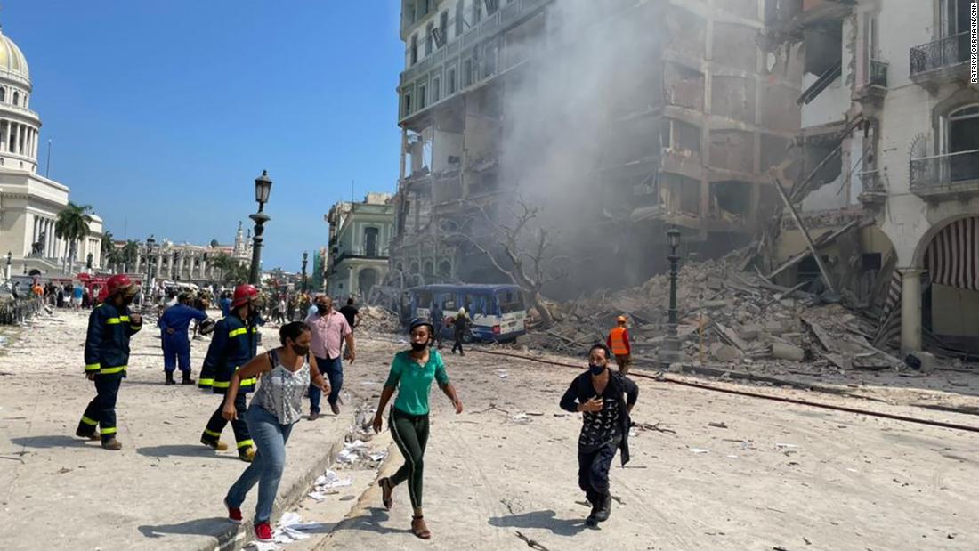 At least 22 dead after a massive explosion destroyed a hotel in Havana, Cuba