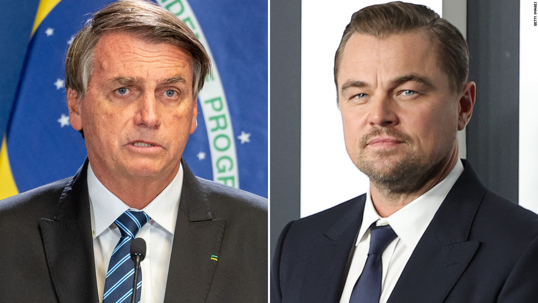 Brazil president lashes out at Leonardo DiCaprio after actor tweets about Amazon rainforest protection