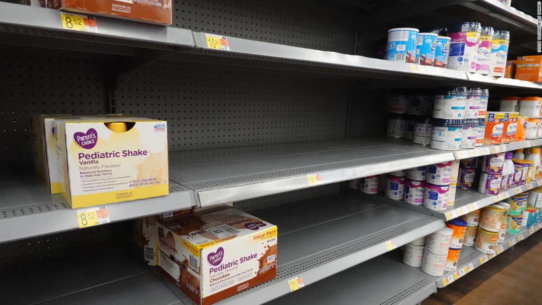 The baby formula supply problem is getting worse