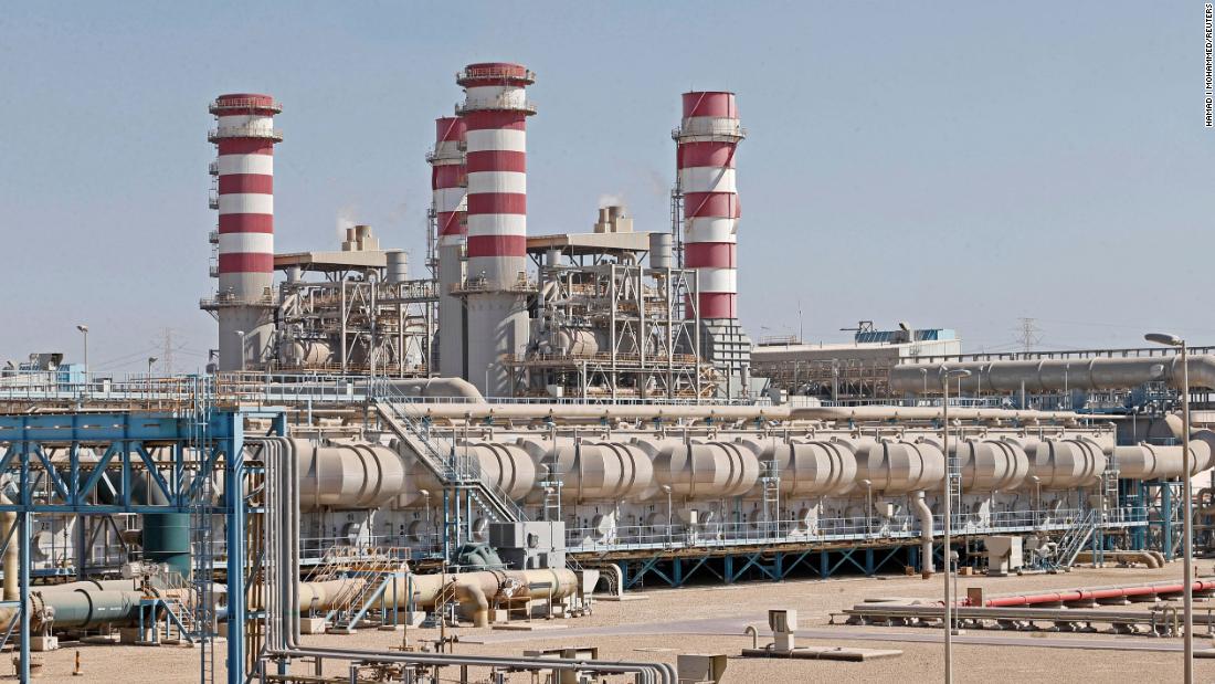 The world's largest desalination plant is pictured in Ras al-Khair, Saudi Arabia, in October 2020.